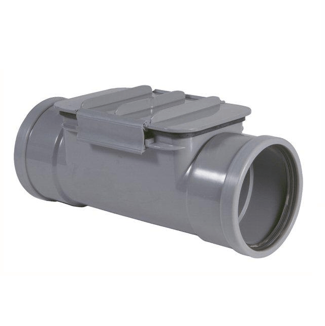 PVC MANCHET ONTSTOPPINGSSTUK MET KLEMDEKSEL